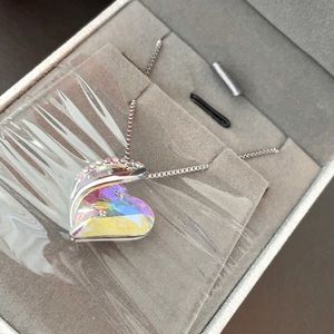 Infinity Love Heart Pendant Necklace